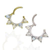 Moon Stone Titanium Clicker 16g-8mm