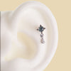 Internally threaded Natural Stone Drop 0.9