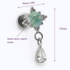 Internally threaded Natural Stone Drop 0.9