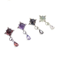 Internally threaded Natural Stone Drop 0.9