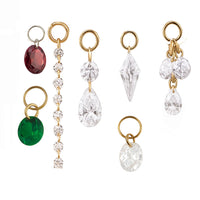 CZ Charm Add-Ons Fits Huggies Implant Grade ASTM F-136