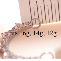 Titanium Nipple Shields add to Barbell PAIR
