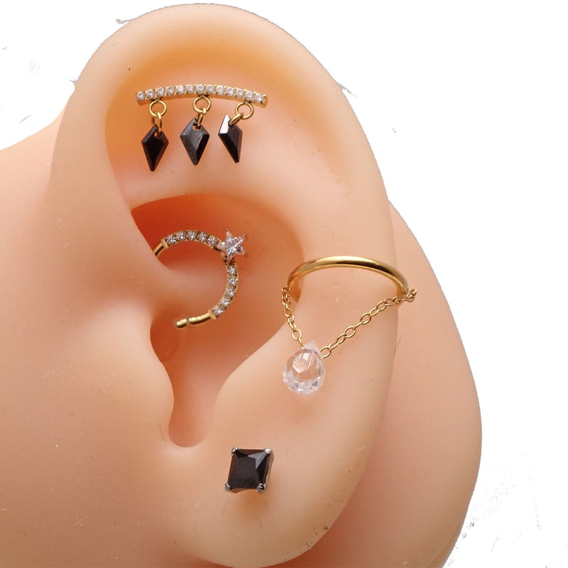 Threadless Arch Helix Cluster