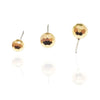 PVD GOLD Push Pin GEO Ball 3/4/5mm