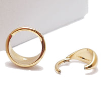 PVD Gold Titanium Snug Fit Chunky Clicker