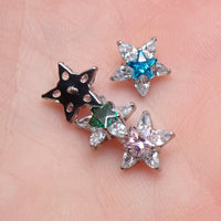 CZ Star Dermal Top, 14g (1.2mm thread)