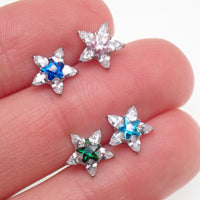 CZ Star Dermal Top, 14g (1.2mm thread)