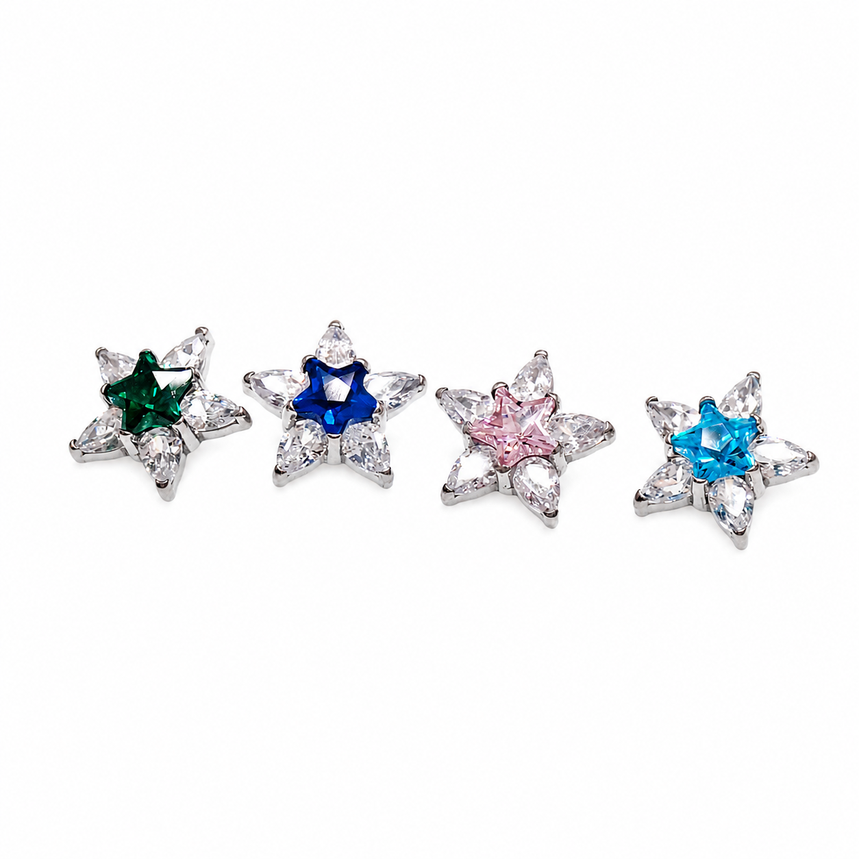 CZ Star Dermal Top, 14g (1.2mm thread)