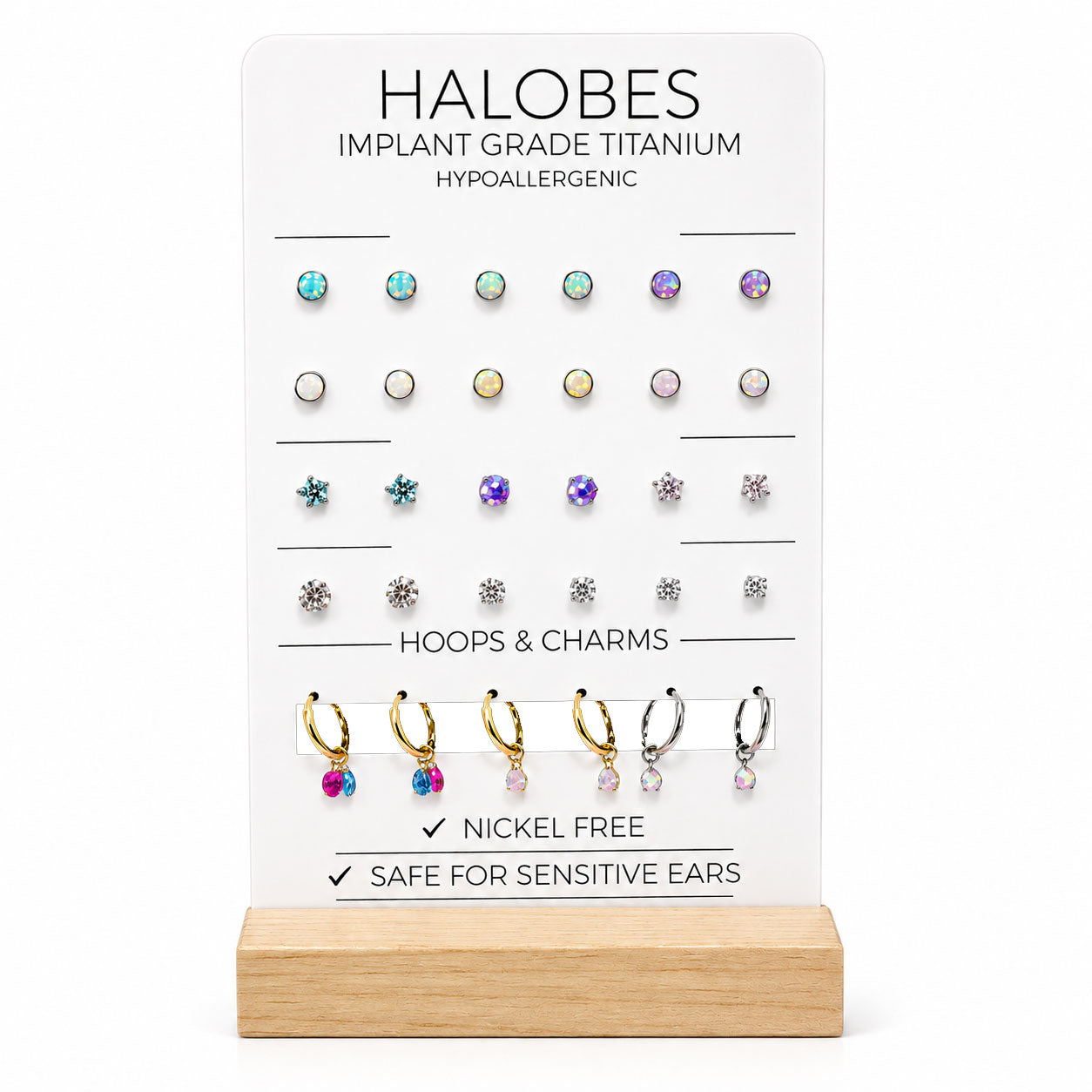 Implant Titanium Earrings Starter Display Sugarplum Collection