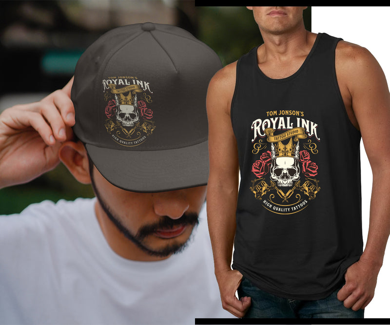 Custom Printed Logo your design Tank