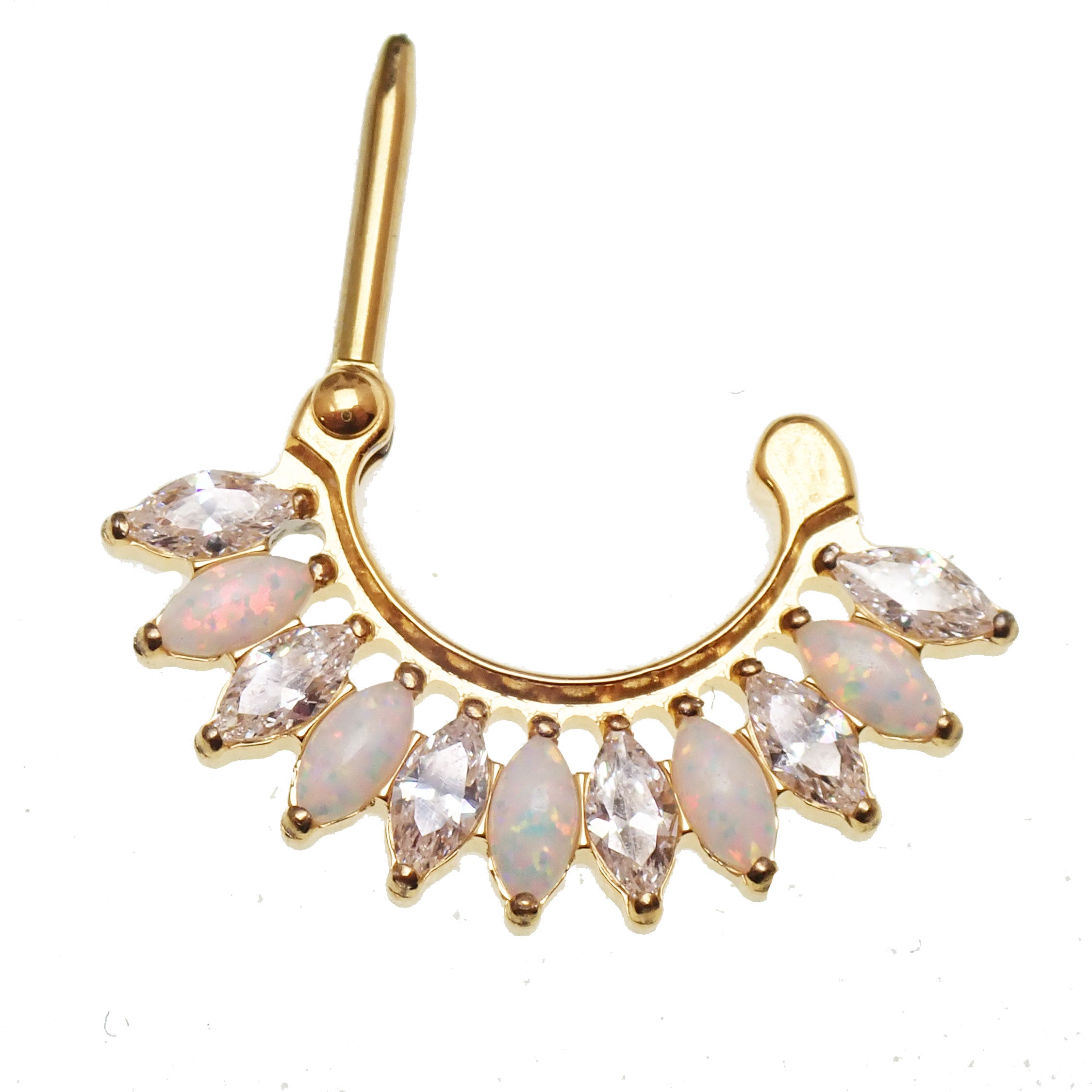 16g PVD titanium 7mm Clicker