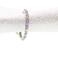 18g Titanium Opal & CZ Hinged Clickers