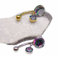 Implant Titanium VM Reverse Belly Bar 14g 10mm