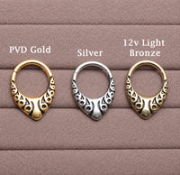 Implant Grade Titanium Tribal Clicker- 16g 8mm