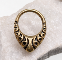 Implant Grade Titanium Tribal Clicker- 16g 8mm