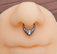 Implant Grade Titanium Tribal Clicker- 16g 8mm