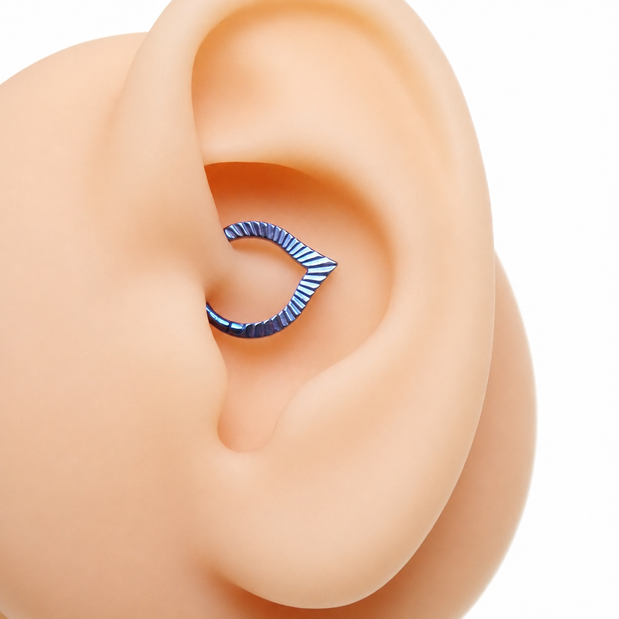 Implant Grade Titanium V Shaped Daith/ Septum Clicker- 16g 8mm