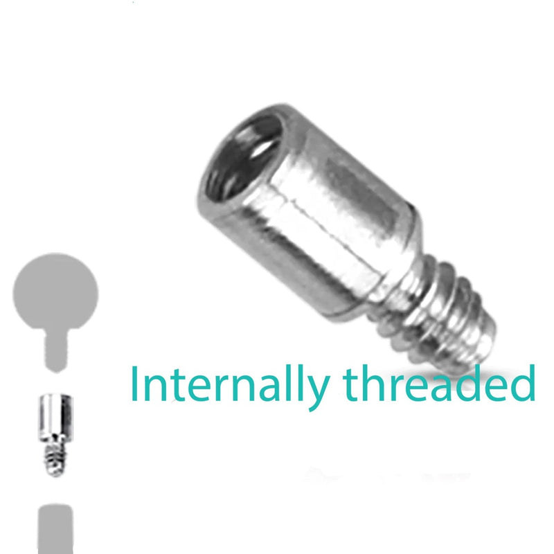 Titanium Extender internally Threaded