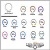 Titanium VirtraIl Medium CZ Earrings