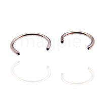 Threadless Push Fit Circular Horseshoe 16g