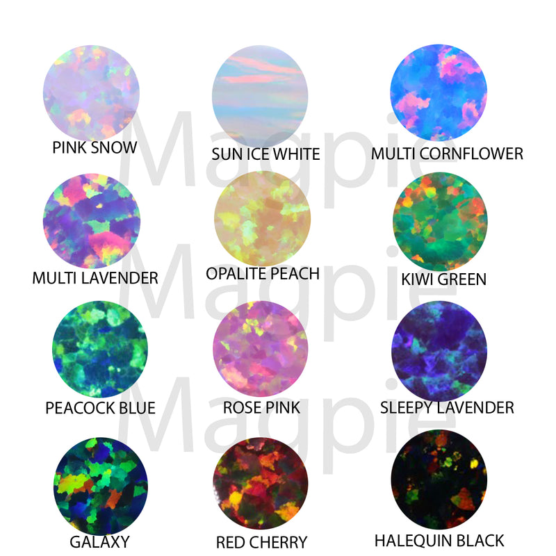 Internally Threaded cabochon Opal 0.9mm thread